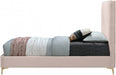Meridian Furniture - Geri Velvet Queen Bed in Pink - GeriPink-Q - GreatFurnitureDeal