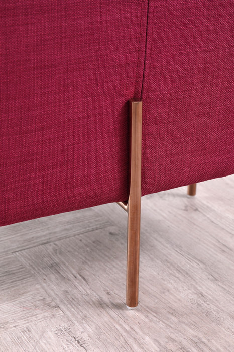 VIG Furniture - Divani Casa Adler Modern Pink Small Ottoman - VG2T1181A-PNK