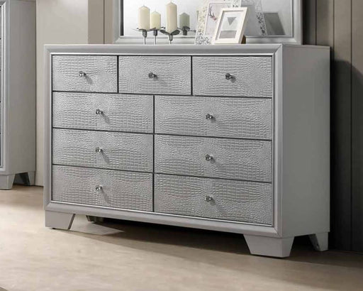 Myco Furniture - Mia Dresser in Silver - MA400-DR - GreatFurnitureDeal