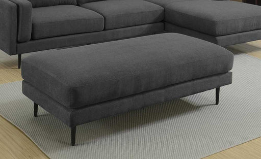 Myco Furniture - Colton Charcoal Ottoman in Polyster Fabric - 1200-CL-OTT - GreatFurnitureDeal