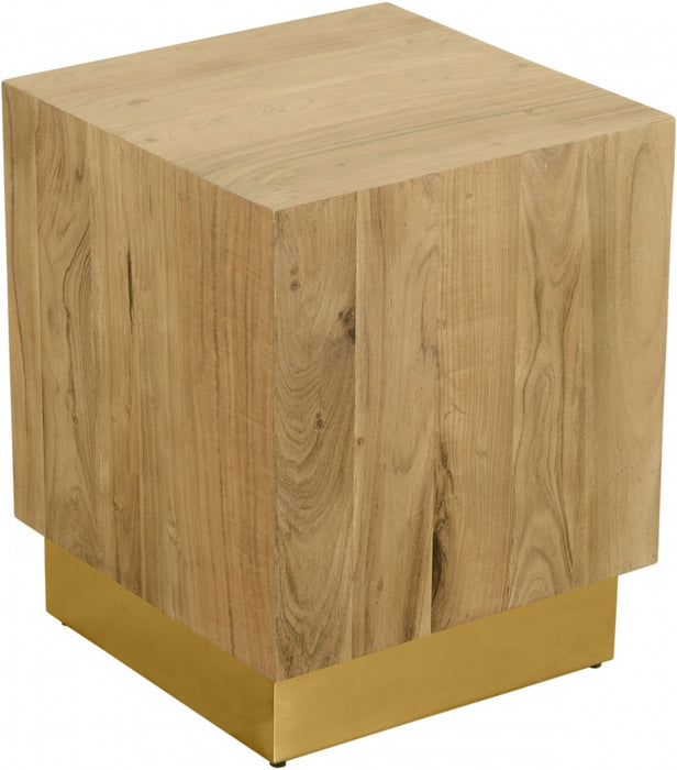 Meridian Furniture - Acacia End Table in Gold - 232-ET