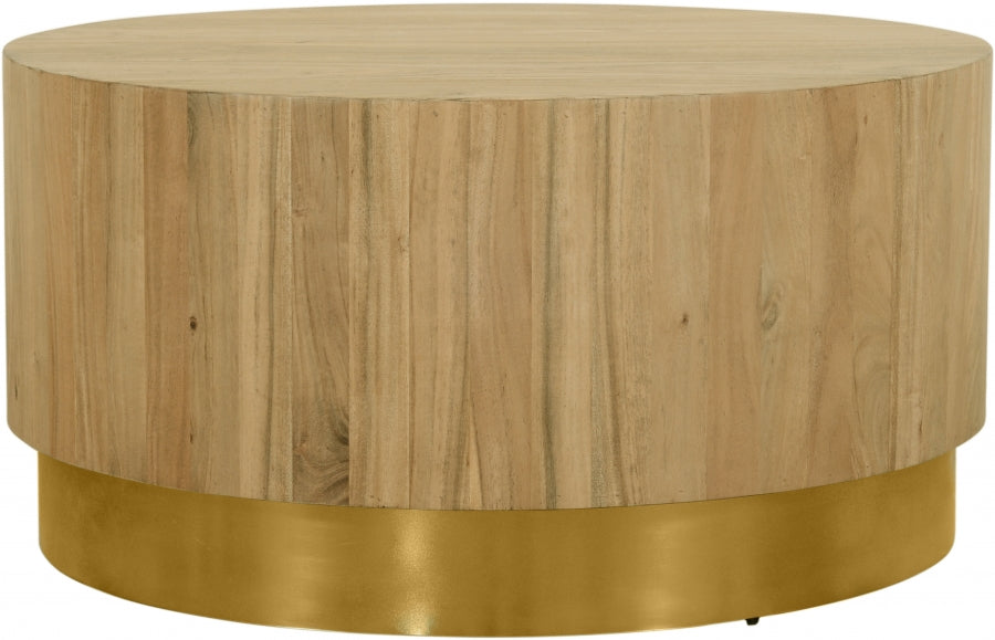 Meridian Furniture - Acacia Coffee Table in Gold - 246-CT