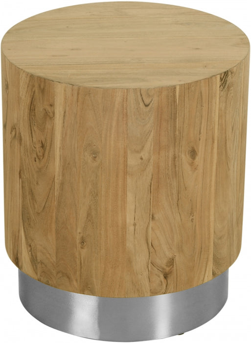Meridian Furniture - Acacia End Table in Gold - 247-ET