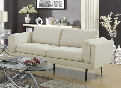 Myco Furniture - Colton Beige Sofa in Polyster Fabric - 1205-BG-S