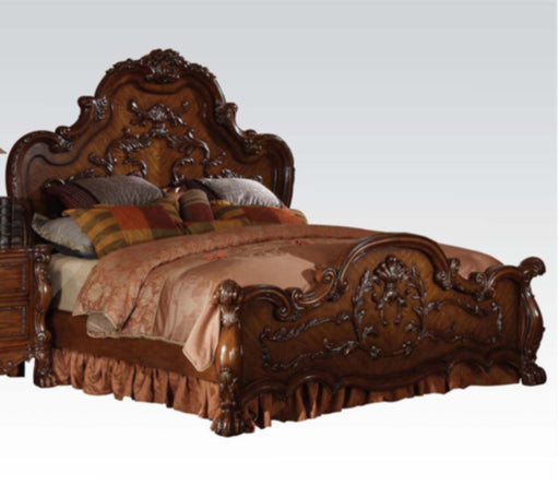 Acme Furniture - Dresden Queen Bed in Cherry Oak - 12140Q - GreatFurnitureDeal