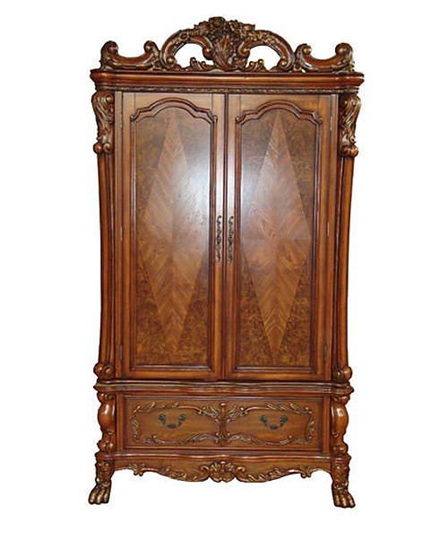Acme Furniture - Dresden TV Armoire in Cherry Oak - 12147 - GreatFurnitureDeal