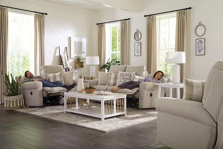 Catnapper - Westport 2 Piece Sofa Set in Cement-Linen - 1211-CEMENT-2SET - GreatFurnitureDeal