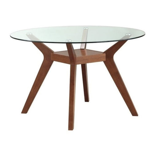 Coaster Furniture - Paxton Round Glass Dining Table - 122180