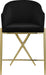 Meridian Furniture - Xavier Counter Stool Set of 2 in Black - 867Black-C - GreatFurnitureDeal