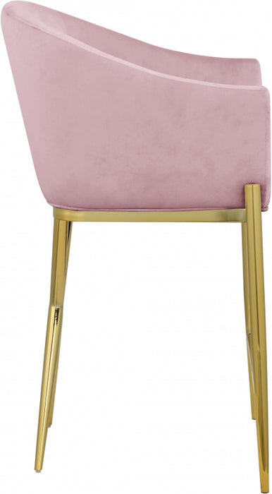 Meridian Furniture - Xavier Counter Stool Set of 2 in Pink - 867Pink-C - GreatFurnitureDeal