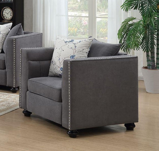 Myco Furniture - Winslow Chair in Gray - 1233-C-GY - GreatFurnitureDeal