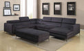 Myco Furniture - Gatsby Sectional in Charcoal Gray - 1245