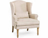 Zentique - Loire Natural Linen Accent Chair - CF006 E255 A003 - GreatFurnitureDeal