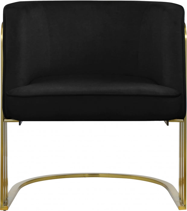 Meridian Furniture - Rays Accent Chair in Black - 533Black - GreatFurnitureDeal