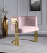 Meridian Furniture - Rays Accent Chair in Pink - 533Pink - GreatFurnitureDeal