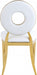 Meridian Furniture - Carousel Faux Leather Dining Chair Set of 2 in White - 858White-C - GreatFurnitureDeal
