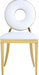 Meridian Furniture - Carousel Faux Leather Dining Chair Set of 2 in White - 858White-C - GreatFurnitureDeal