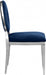 Meridian Furniture - Carousel Velvet Dining Chair Set of 2 in Navy - 859Navy-C - GreatFurnitureDeal