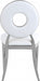 Meridian Furniture - Carousel Faux Leather Dining Chair Set of 2 in White - 859White-C - GreatFurnitureDeal