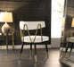 Meridian Furniture - Rheingold Velvet Dining Chair Set of 2 in Cream - 854Cream-C - GreatFurnitureDeal