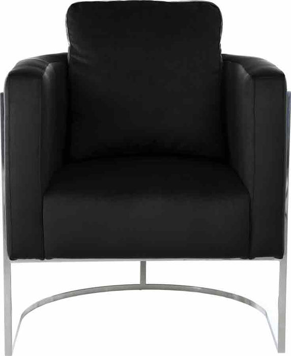 Meridian Furniture - Casa 3 Piece Living Room Set in Black - 691Black-S-3SET - GreatFurnitureDeal