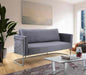 Meridian Furniture - Casa Velvet Sofa in Grey - 691Grey-S - GreatFurnitureDeal