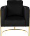 Meridian Furniture - Casa 3 Piece Living Room Set in Black - 692Black-S-3SET - GreatFurnitureDeal