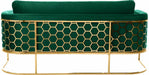 Meridian Furniture - Casa Sofa in Green - 692Green-S - GreatFurnitureDeal