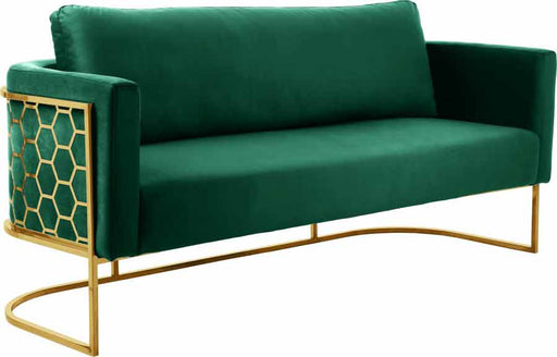 Meridian Furniture - Casa Sofa in Green - 692Green-S - GreatFurnitureDeal