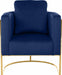 Meridian Furniture - Casa 3 Piece Living Room Set in Navy - 692Navy-S-3SET - GreatFurnitureDeal