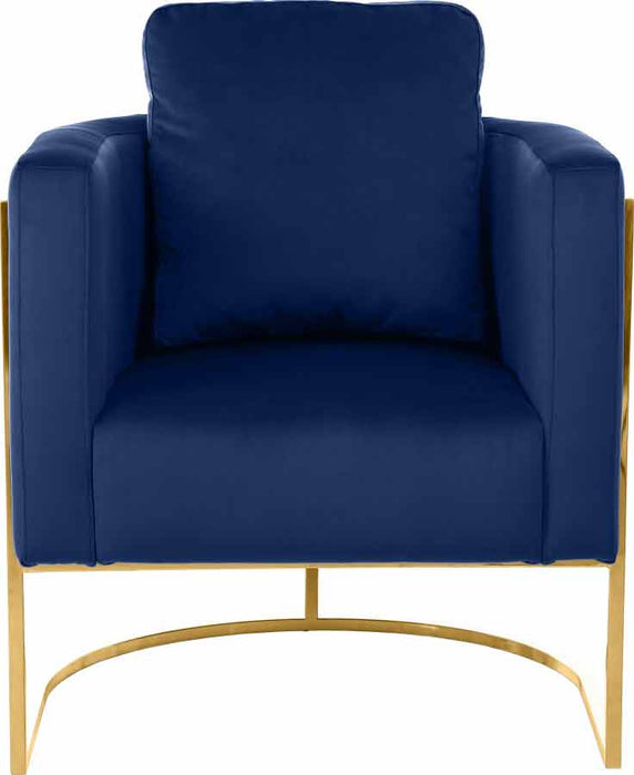 Meridian Furniture - Casa Chair in Navy - 692Navy-C - GreatFurnitureDeal