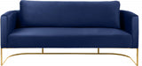 Meridian Furniture - Casa Sofa in Navy - 692Navy-S - GreatFurnitureDeal