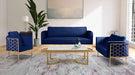 Meridian Furniture - Casa Sofa in Navy - 692Navy-S - GreatFurnitureDeal