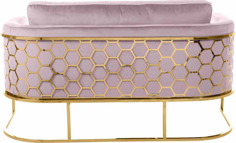Meridian Furniture - Casa Loveseat in Pink - 692Pink-L - GreatFurnitureDeal
