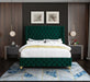 Meridian Furniture - Savan Velvet King Bed in Green - SavanGreen-K - GreatFurnitureDeal