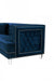 Meridian Furniture - Lucas Velvet Sofa in Navy - 609Navy-S - GreatFurnitureDeal