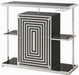 Coaster Furniture - Rec Room Chrome and Black Bar Unit - 130076 - GreatFurnitureDeal