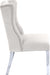 Meridian Furniture - Suri Velvet Dining Chair Set of 2 in Cream - 809Cream-C - GreatFurnitureDeal