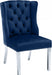 Meridian Furniture - Suri Velvet Dining Chair Set of 2 in Navy - 809Navy-C - GreatFurnitureDeal
