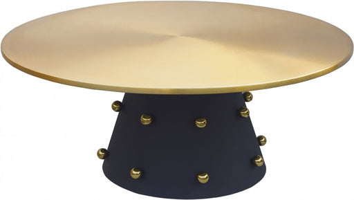 Meridian Furniture - Raven Coffee Table in Brushed Gold - 257-CT - GreatFurnitureDeal