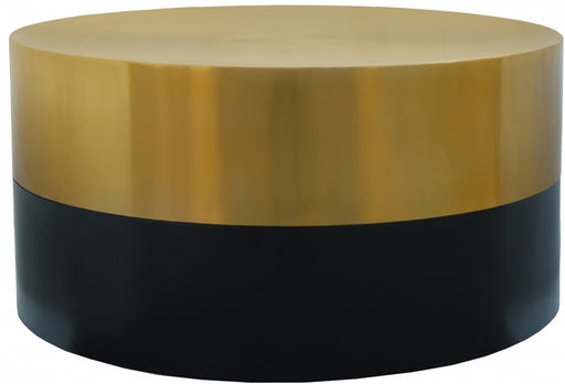 Meridian Furniture - Sun Coffee Table in Black and Gold - 287-CT - GreatFurnitureDeal