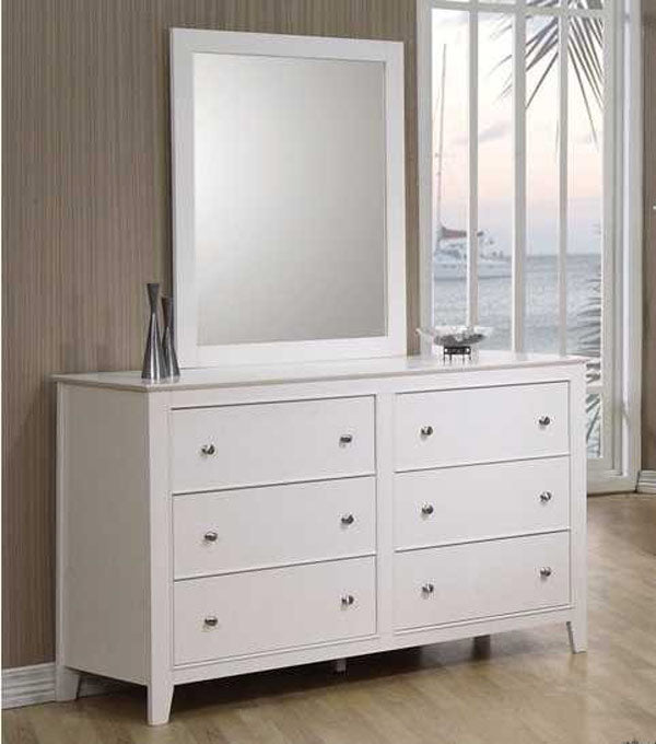 Coaster Furniture - Sandy Beach 4 Piece Full Sleigh Bedroom Set - 400239F-4SET - GreatFurnitureDeal