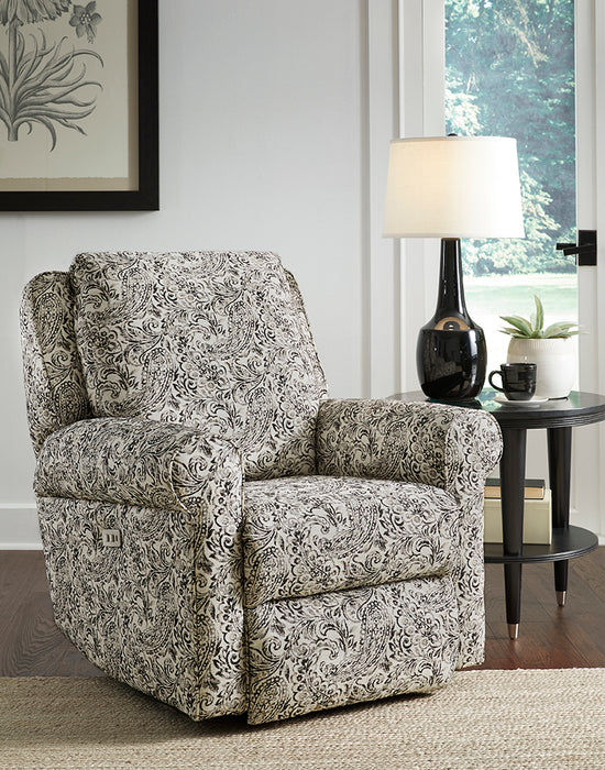 Southern Motion - Key Note Swivel Rocker Recliner in Caviar - 1341S - GreatFurnitureDeal