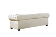 Meridian Furniture - Bowery Velvet Loveseat in Cream - 614Cream-L - GreatFurnitureDeal