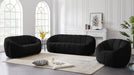 Meridian Furniture - Elijah Velvet Chair in Black - 613Black-C - GreatFurnitureDeal