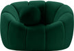 Meridian Furniture - Elijah Velvet Chair in Green - 613Green-C - GreatFurnitureDeal