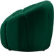 Meridian Furniture - Elijah Velvet Chair in Green - 613Green-C - GreatFurnitureDeal