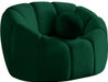 Meridian Furniture - Elijah Velvet Chair in Green - 613Green-C - GreatFurnitureDeal