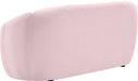 Meridian Furniture - Elijah Velvet Loveseat in Pink - 613Pink-L - GreatFurnitureDeal