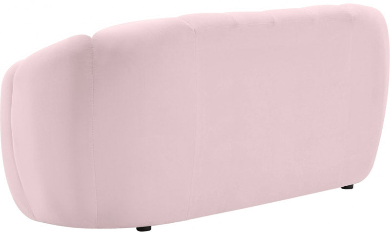 Meridian Furniture - Elijah Velvet Loveseat in Pink - 613Pink-L
